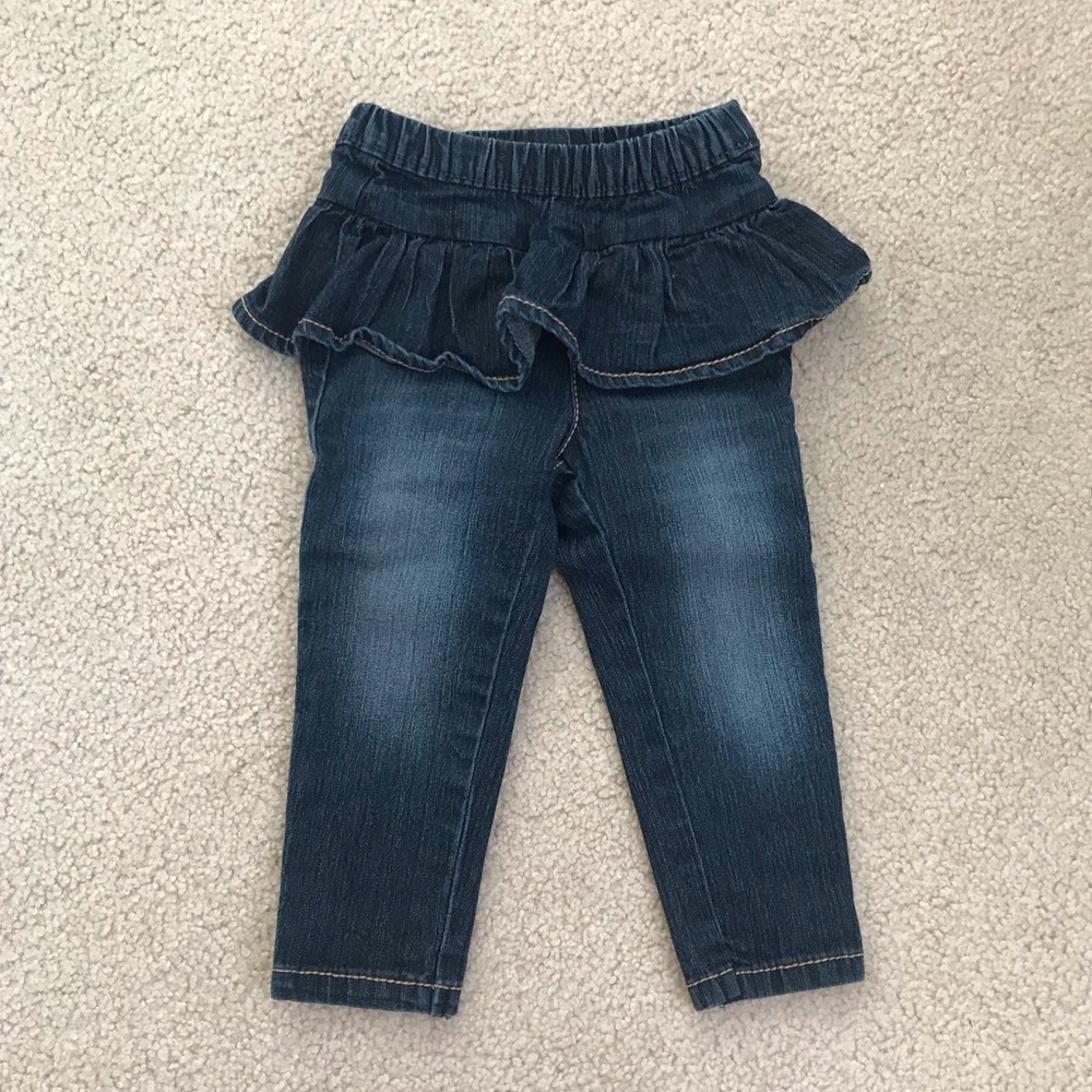 Gymboree girls peplum Jeans
